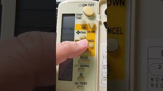 Daikin BRC4C Remote Control Settings [upl. by Xylia]