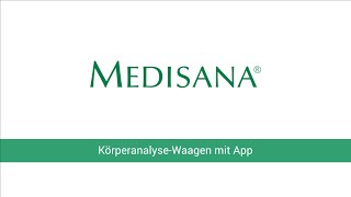 medisana Connect Körperanalysewaagen BS 444  BS 445  BS 430  BS 440  Erste Schritte [upl. by Skelly]