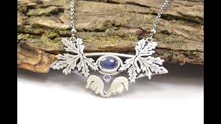 Recreating a Wolfsbane Design in Sterling Silver amp Tanzanite [upl. by Goldia90]