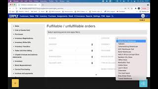 FulfillableUnfulfillable Orders Report in ERPLY Back Office [upl. by Drofub]