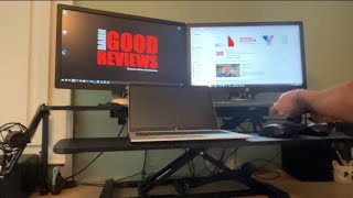 Transform Your Workspace FlexiSpot Standing Desk Converter Review [upl. by Kati619]