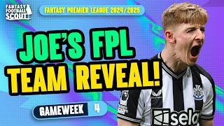 TWO TRANSFERS MADE 🔐  JOES FPL GW4 TEAM SELECTION 🔥  Fantasy Premier League Tips 202425 [upl. by Allard]