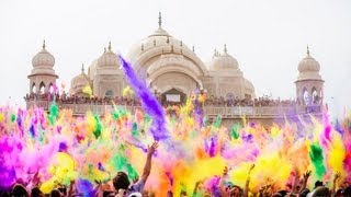 Festival of Colors  Worlds BIGGEST color party [upl. by Ransome]