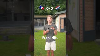 Nederland VS Frankrijk🇫🇷 Goal telt niet😳 sketchcomedy [upl. by Atimed]