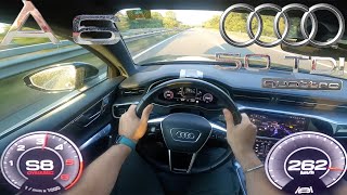 AUDI A6 Avant 50 TDI Quattro 2019 I Cinematic I Technical specifications I POV TOP SPEED DRIVE [upl. by Elleivap523]