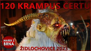 Pochod Rakouských čertů Krampus v Židlochovicích 2023  kompletní sestřih  Krampuslauf [upl. by Longan]