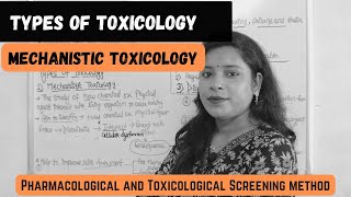 Types of Toxicology  Mechanistic Toxicology Pharmacological amp toxicological screening method II [upl. by Teresina520]