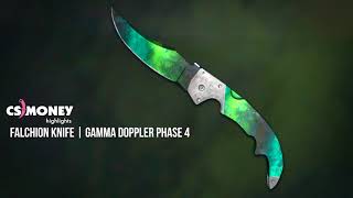 CSGO  Falchion Knife  Gamma Doppler Phase 4 [upl. by Arola]