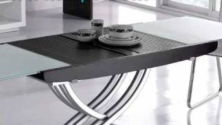 TABLE BASSE RELEVABLE LENA WENGE ET VERRE [upl. by Indyc]