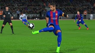 PES 2017  RUMO AO ESTRELATO 64  VOANDO NO BARCELONA PARÇA  Gameplay PS4XONE [upl. by Lux]