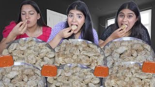 Eating 180 Momos Challenge  Unlimited Paneer Momos Eating Competition  Food Challenge [upl. by Egag860]