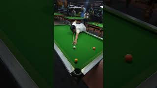 Unpredictable stop shot  Beginner snooker player India🇮🇳  snooker indian [upl. by Ahsenyl707]