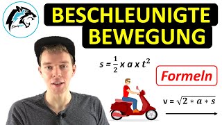 Alle FORMELN zur beschleunigten Bewegung  Mit Beispielen [upl. by Krutz]