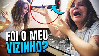 PROBLEMAS NO APARTAMENTO O VIZINHO jogou PEDRA NA JANELA Várias INFILTRAÇÕES e RACHADURAS 😱 [upl. by Winnifred]