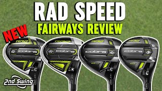 NEW Cobra RAD Speed Fairway Woods Review amp Test  RAD Speed Big Tour amp Draw [upl. by Sabine]