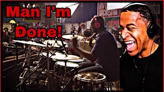 Drummer Reaction  What About Mequot Larnell Lewis Drum Performance [upl. by Christmas]