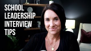 How to Interview for a School Leadership Position  Kathleen Jasper [upl. by Talya847]