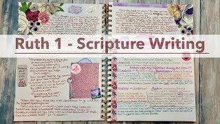 Ruth 1 Scripture Writing Journal [upl. by Hansen256]