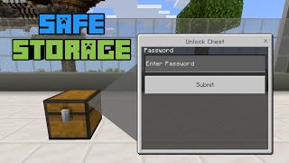 Safe Storage addon  Lock your storage with this addon [upl. by Teferi120]