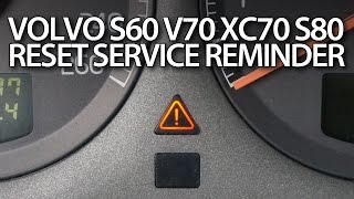 Volvo XC90 service reset [upl. by Conny]