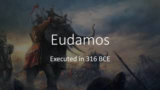 Eudamos executed in 316 BCE [upl. by Aikemet980]