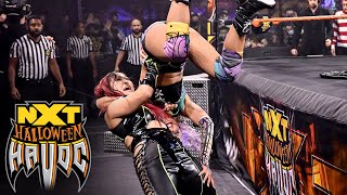 Shirai vs LeRae – NXT Women’s Title Tables Ladders amp Scares Match Halloween Havoc Oct 28 2020 [upl. by Otreblide45]