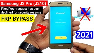 Samsung J2 Pro FRP UNLOCK 2021 Without PC [upl. by Ramsey914]