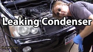 How To Replace a Leaking AC Condenser [upl. by Chuah2]