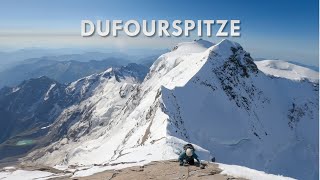 Climbing Dufourspitze SE Ridge  Switzerlands Highest Mountain [upl. by Showker]