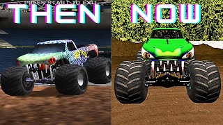 Evolution of REPTOID MONSTER TRUCK in Monster Jam and Monster Truck Games [upl. by Esinek]