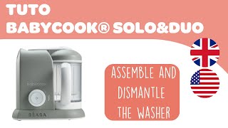 BEABA  Instructions for use  Babycook® SoloampDuo how to assemble and dismantle the washer [upl. by Kane381]