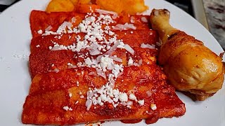 My family loves this dinner  ENCHILADAS MICHOACANAS dinner [upl. by Ankeny339]