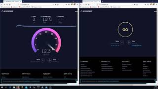 Wired vs wireless internet connection speed and pingtests [upl. by Vito]