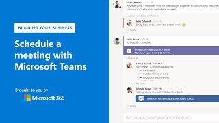 How to schedule a meeting with Microsoft Teams 2018 [upl. by Boyes]