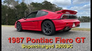 The History of this 1987 Pontiac Fiero GT  4th Owner  3800sc Supercharged L67 [upl. by Uni629]