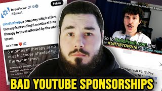 We Need to Talk about YouTubers Being Sponsored by Bad Companies HelloFresh  Better Help [upl. by Anelac]