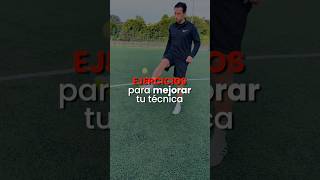 MEJORA TU TÉCNICA FUTBOLISTA CON ESTE EJERCICIO 🔥 futbol football ejerciciosfutbol [upl. by Pietrek]