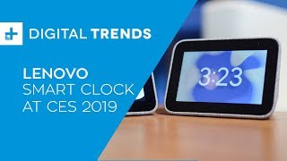 Lenovo Smart Clock  Hands On at CES 2019 [upl. by Esma]