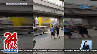 Lalaking nangholdap tila nakipagpatintero sa mga pulis bago nabaril at nahuli  24 Oras Weekend [upl. by Sida45]