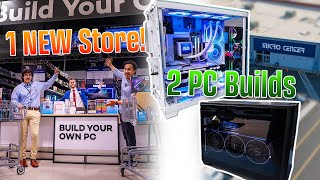 Our First 2 PC Builds In the NEW Charlotte Micro Center Location [upl. by Pietje]