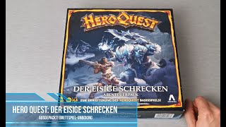 AUSGEPACKT HeroQuest Der eisige Schrecken  Hero Quest Erweiterung Unboxing [upl. by Nicholl]