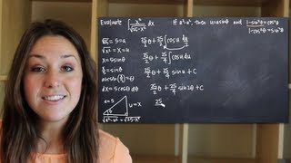 Trigonometric substitution with sine KristaKingMath [upl. by Gonzalez]