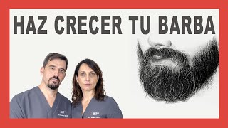 🟡 Cómo hacer CRECER la BARBA rápido 🚀 Explicado por doctores  Tratamientos para barba 🧔🏻‍♂️ [upl. by Millie]