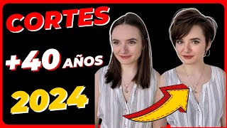 ✅ CORTES de PELO 👉 Mujeres de 40 AÑOS y mas 2024 Rejuvenecen ♻️ Modernos ✨ Perfectos❤️ [upl. by Ave]