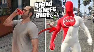 The ULTIMATE COCACOLA MAN Super Hero GTA 5 Mods [upl. by Augusta]