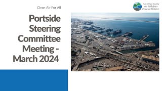 Portside Steering Committee Meeting March 2024 [upl. by Ilaire]