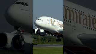 Take Off  Emirates A380 [upl. by Seftton]