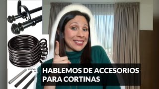 Accesorios para CORTINAS de TELA  CORTINEROS PARA VENTANAS [upl. by Sadella767]