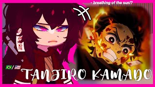 •Yoriichi Tsugikuni react to Tanjiro Kamado• KNY  gacha club 🇺🇸🇧🇷 [upl. by Odlamur]