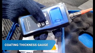 Coating Thickness Gauge Testing  Digital Paint Coating Thickness Gauges  Veerya Attachments [upl. by Ade]